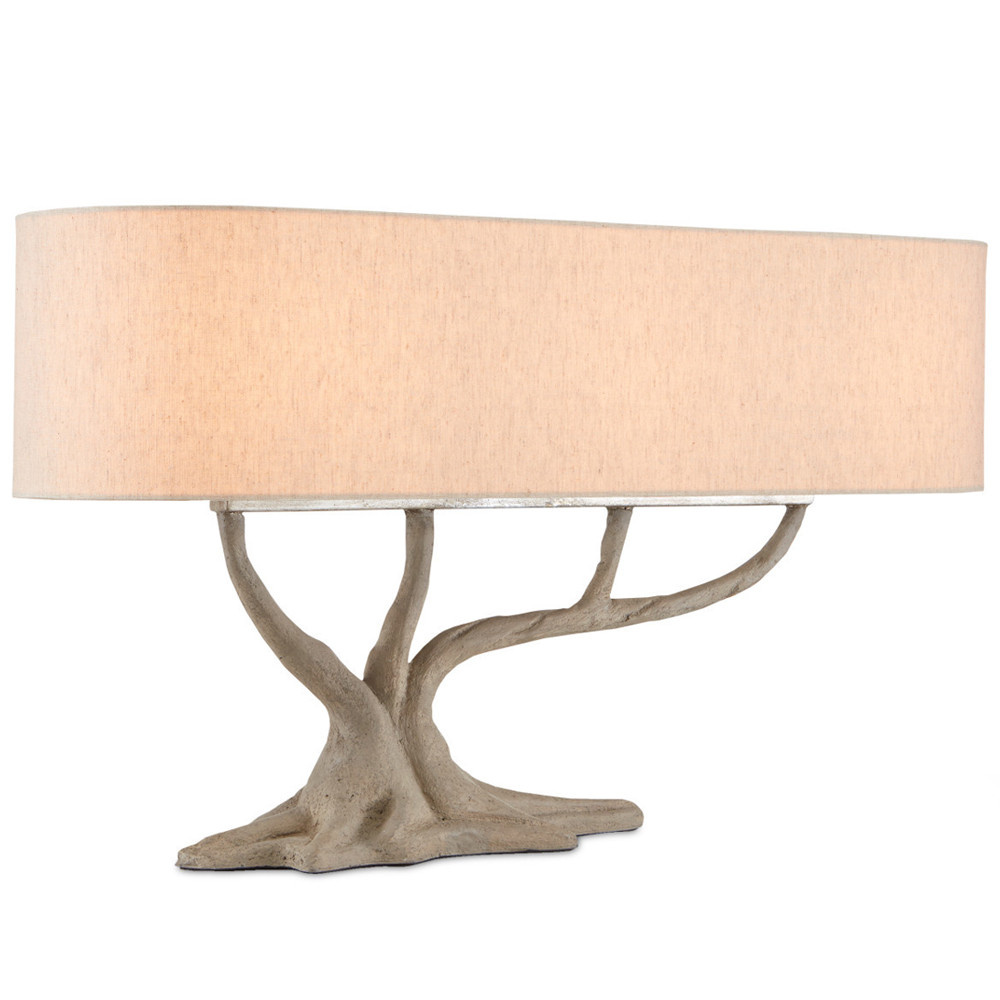 Настольная лампа с корпусом в виде дерева Gray Concrete Trunk