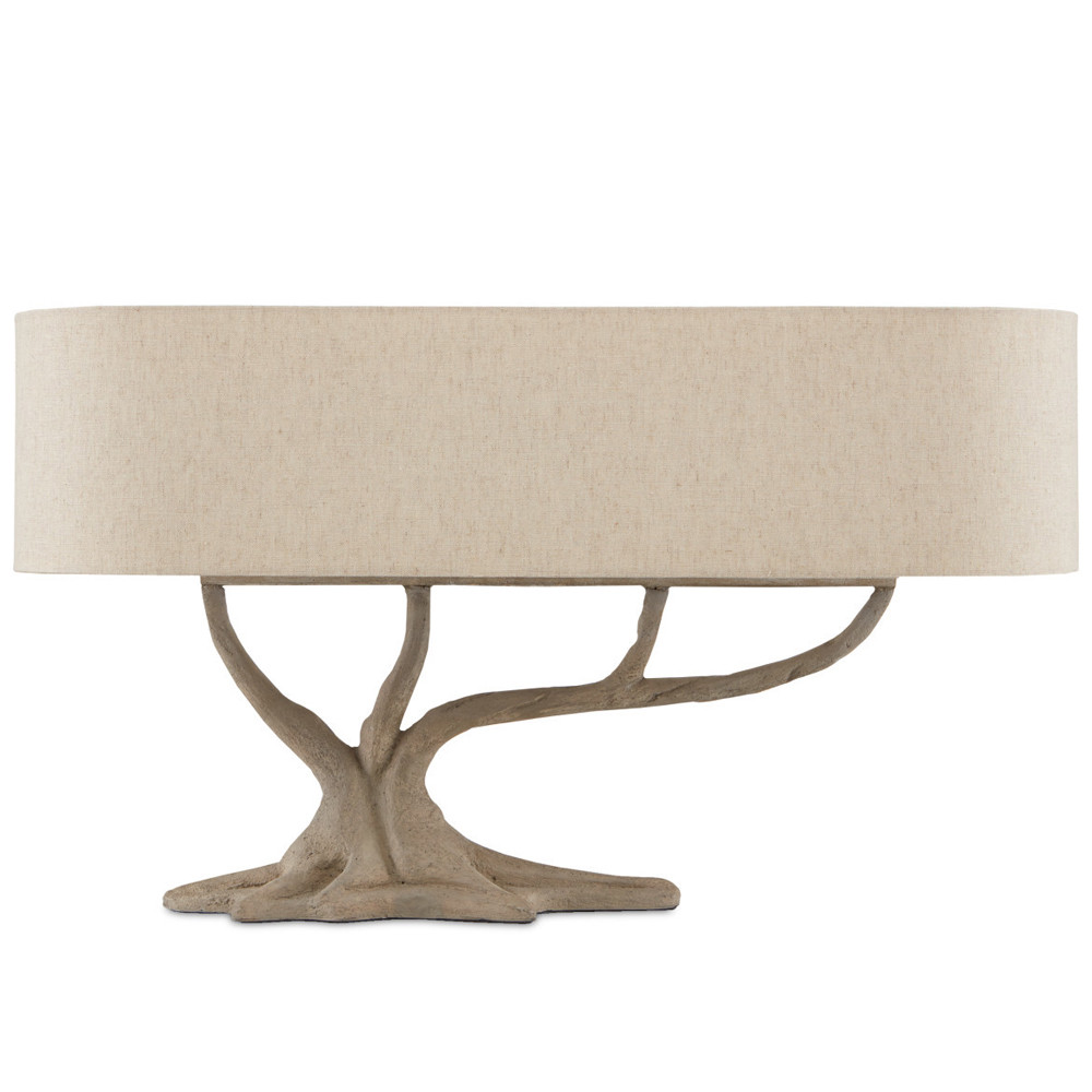 Настольная лампа с корпусом в виде дерева Gray Concrete Trunk