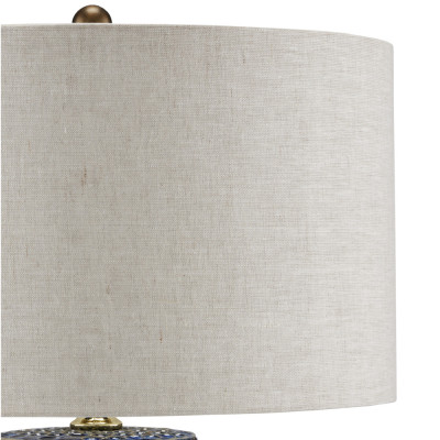 Настольная лампа с корпусом в фактурный горошек Amazing