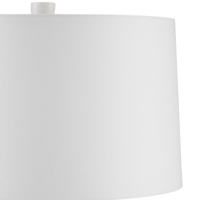 Настольная лампа с корпусом в форме вазы и белым абажуром Lots of Strokes