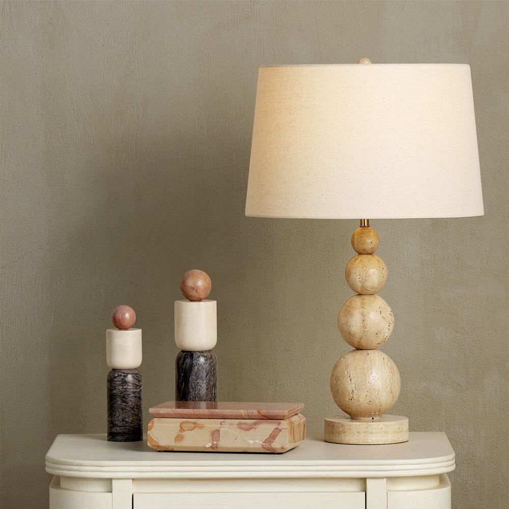 Настольная лампа с корпусом из градуированных шаров Babylon