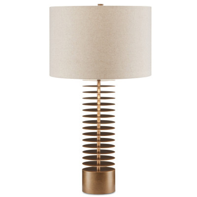 Настольная лампа с корпусом из металлических дисков Skyscraper