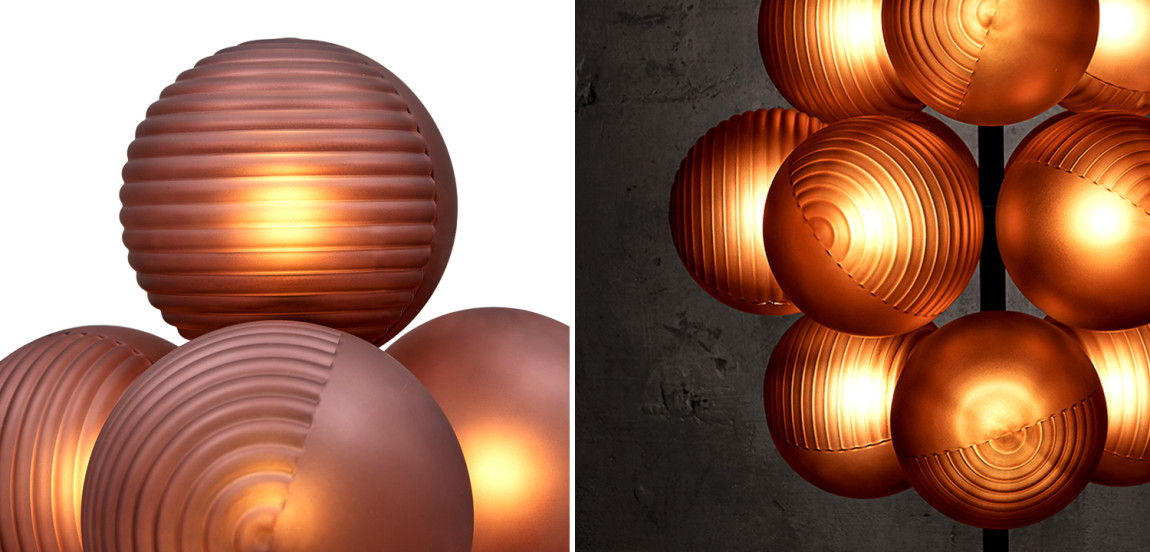 Настольная лампа с круглыми плафонами Syridine Lamp