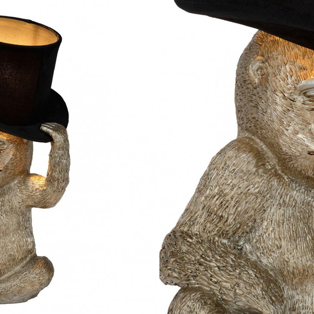 Настольная лампа с Обезьяной Funny Gorilla with a hat