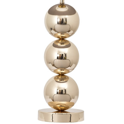 Настольная лампа с основанием в виде золотых сфер Balance Table Lamp Gold