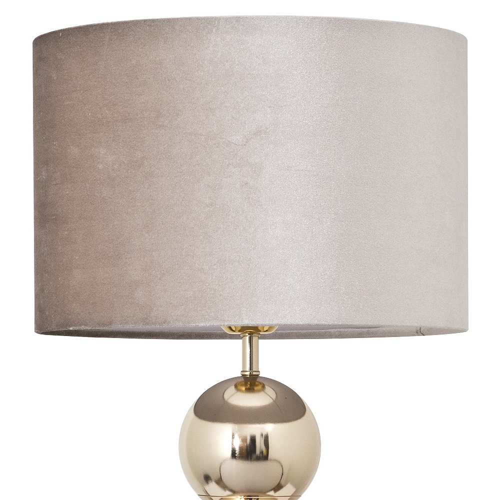 Настольная лампа с основанием в виде золотых сфер Balance Table Lamp Gold
