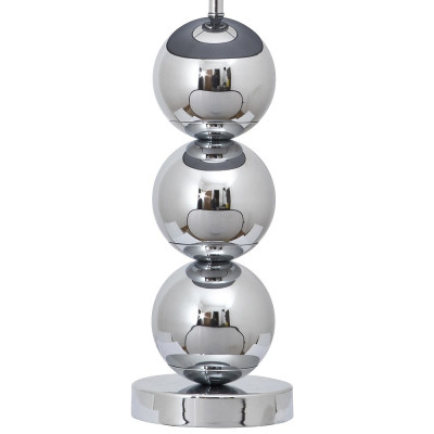 Настольная лампа с основанием в виде металлических сфер Balance Table Lamp Chrome