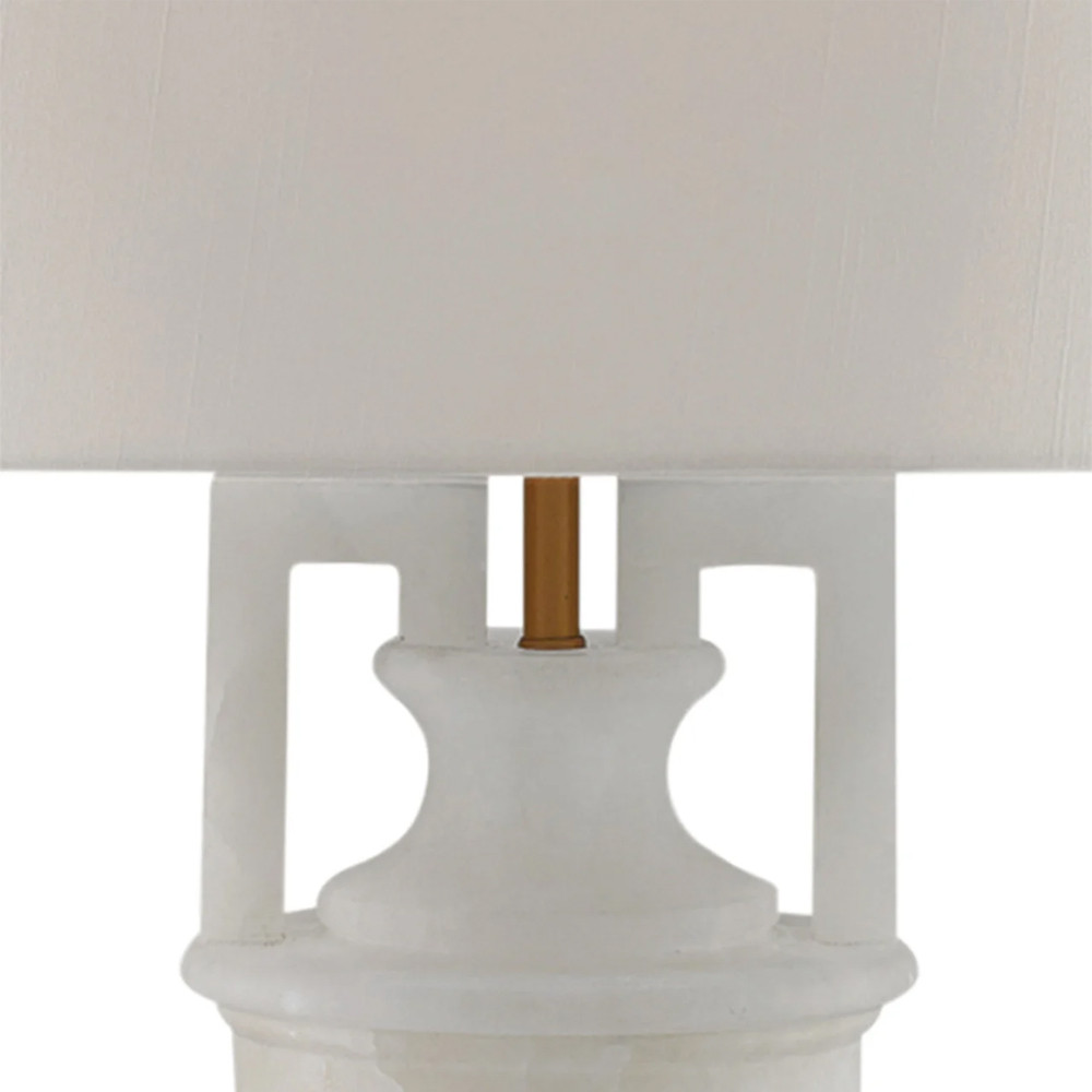 Настольная лампа с основанием в форме урны Piercing Stone