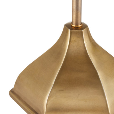 Настольная лампа с перфорированным металлическим рассеивателем Through