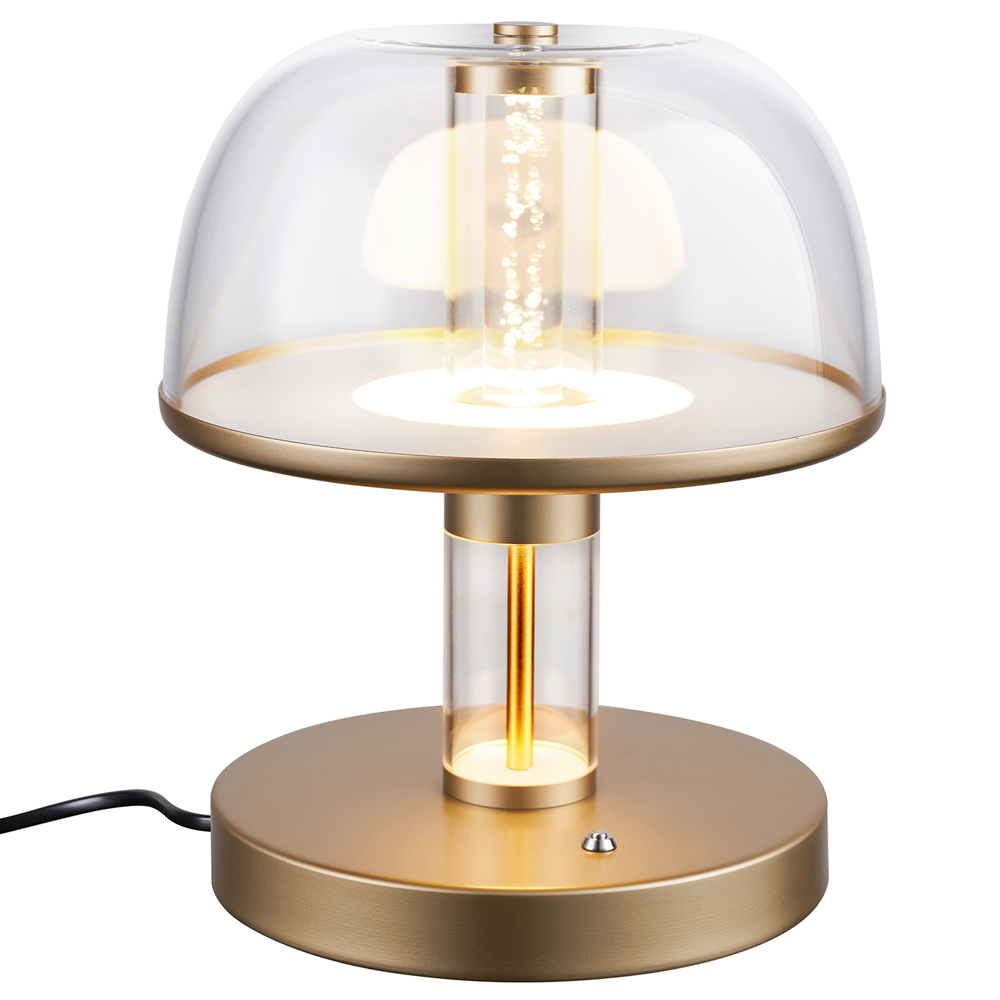 Настольная лампа с плафоном из акрила и металлическим основанием Blanton 23