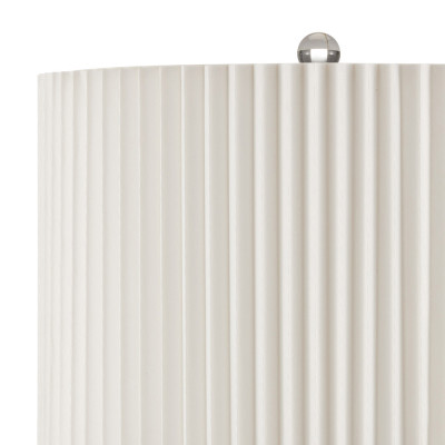 Настольная лампа с плиссированным цилиндрическим абажуром Tightened Waist