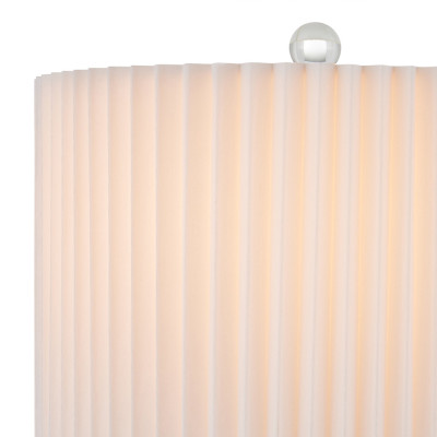 Настольная лампа с прозрачным корпусом и фактурным абажуром Charm and Luxury