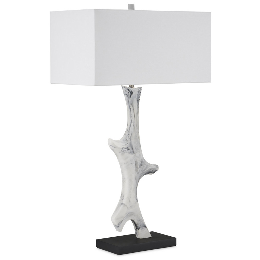 Настольная лампа с прямоугольным абажуром на каркасе в виде дерева Expressive Form