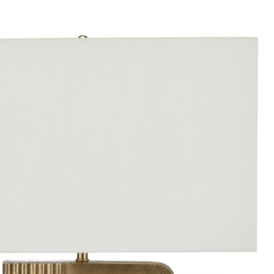 Настольная лампа с прямоугольным белым абажуром Skillful Face