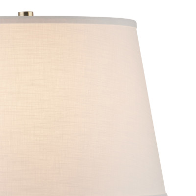 Настольная лампа с синим многослойным шарообразным корпусом Blue Glaze