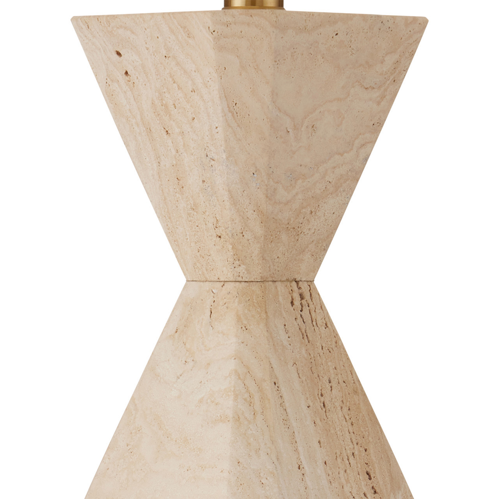 Настольная лампа с фигурным основанием Chiseled