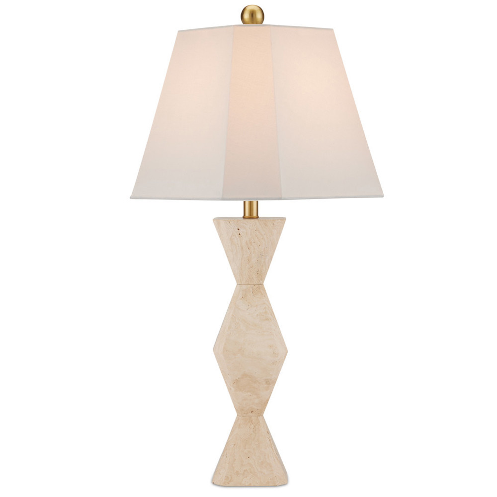 Настольная лампа с фигурным основанием Chiseled