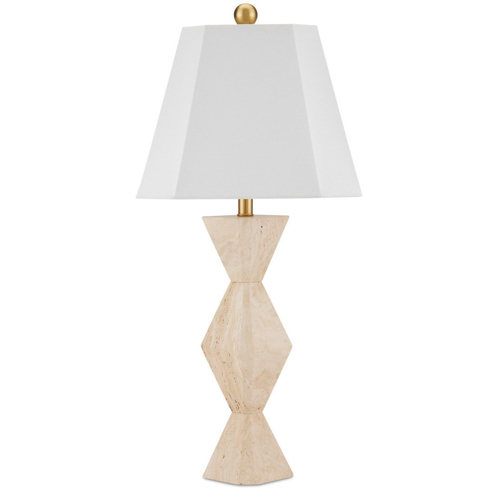 Настольная лампа с фигурным основанием Chiseled