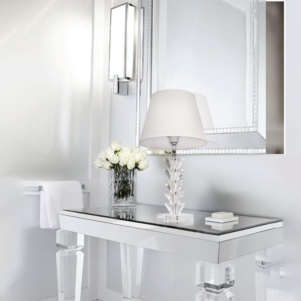 Настольная лампа с хрустальным основанием Fondue