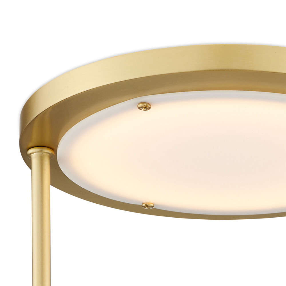 Настольная лампа светодиодная с верхним плафоном в форме диска  Modern Switch