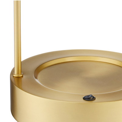 Настольная лампа светодиодная с верхним плафоном в форме диска Modern Switch