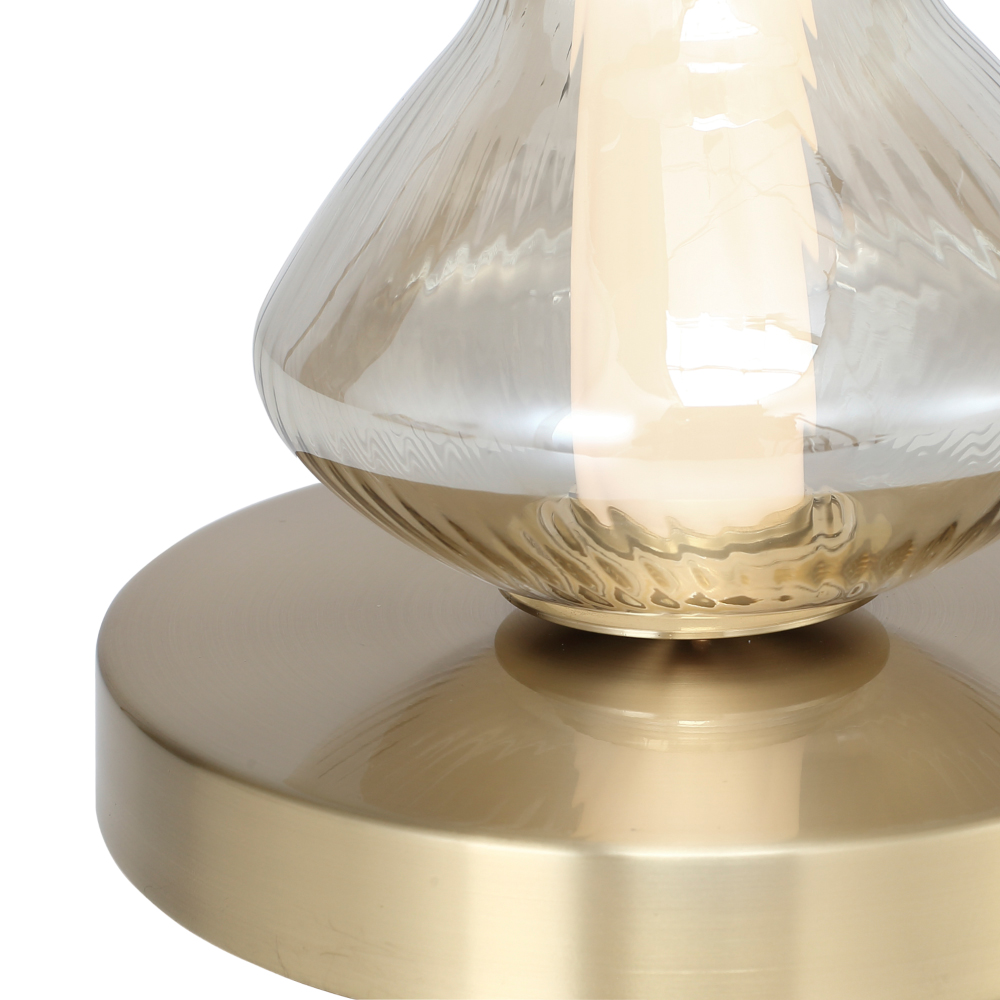 Настольная лампа светодиодная с волнообразным плафоном Amphora of Light