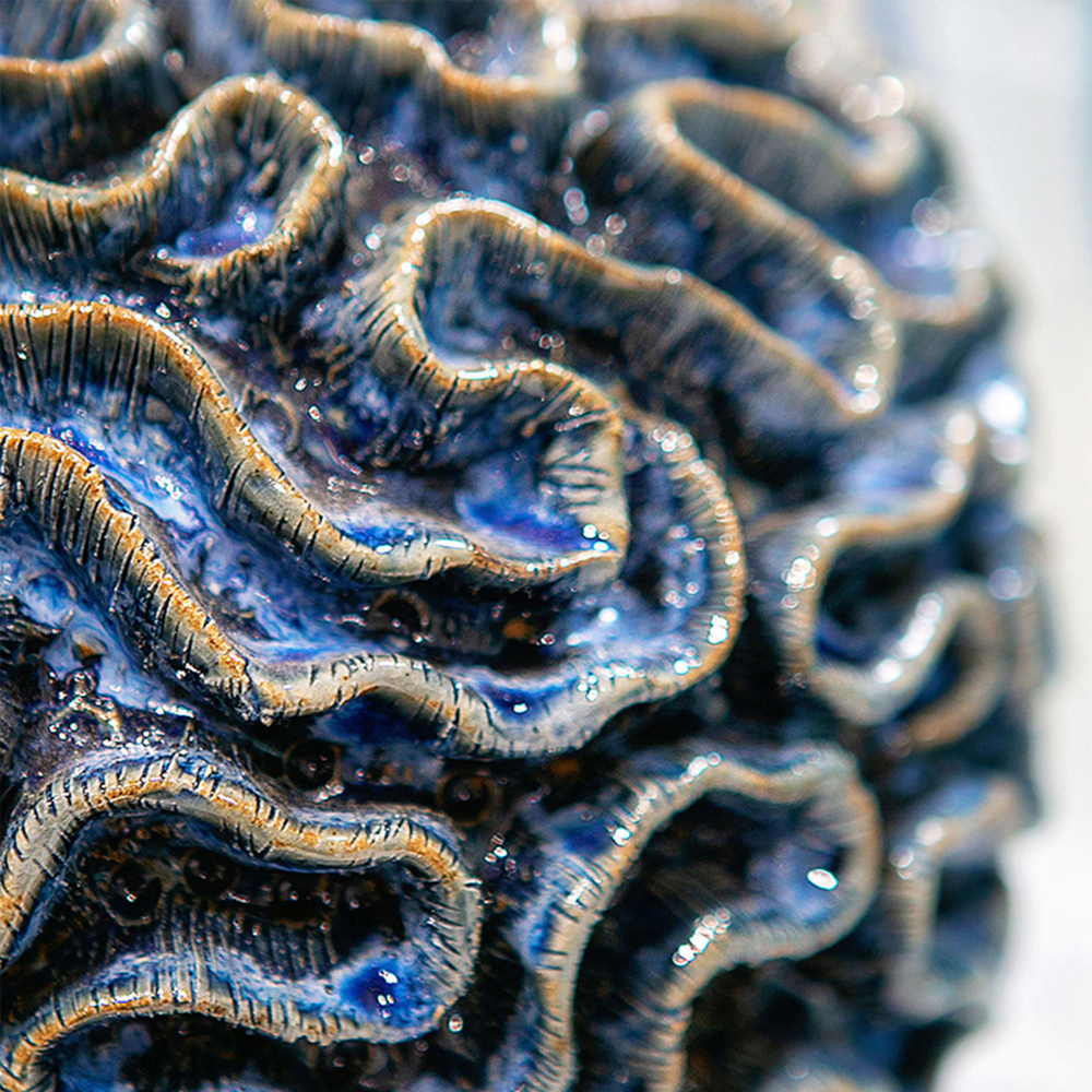 Настольная лампа Синий коралл Blue Brain Coral
