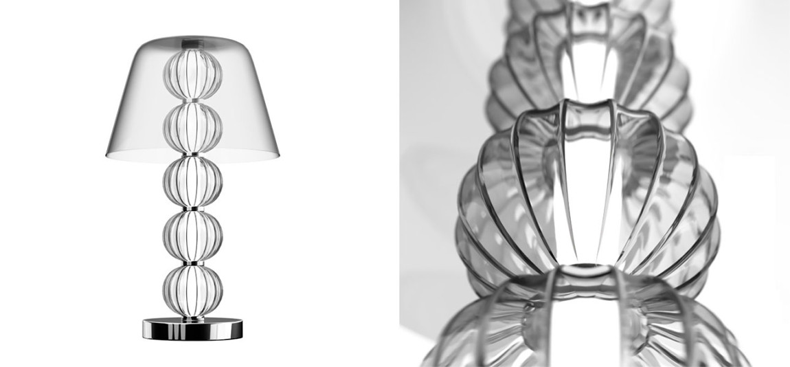 Настольная лампа со стеклянными шарами Balls Lamp