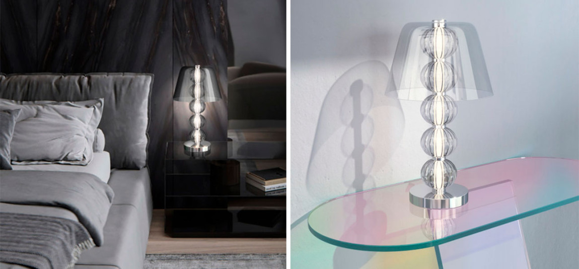 Настольная лампа со стеклянными шарами Balls Lamp