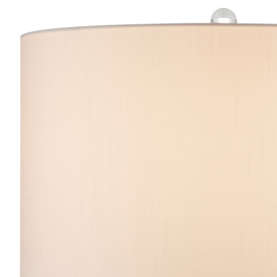 Настольная лампа стеклянная с тканевым абажуром Edges