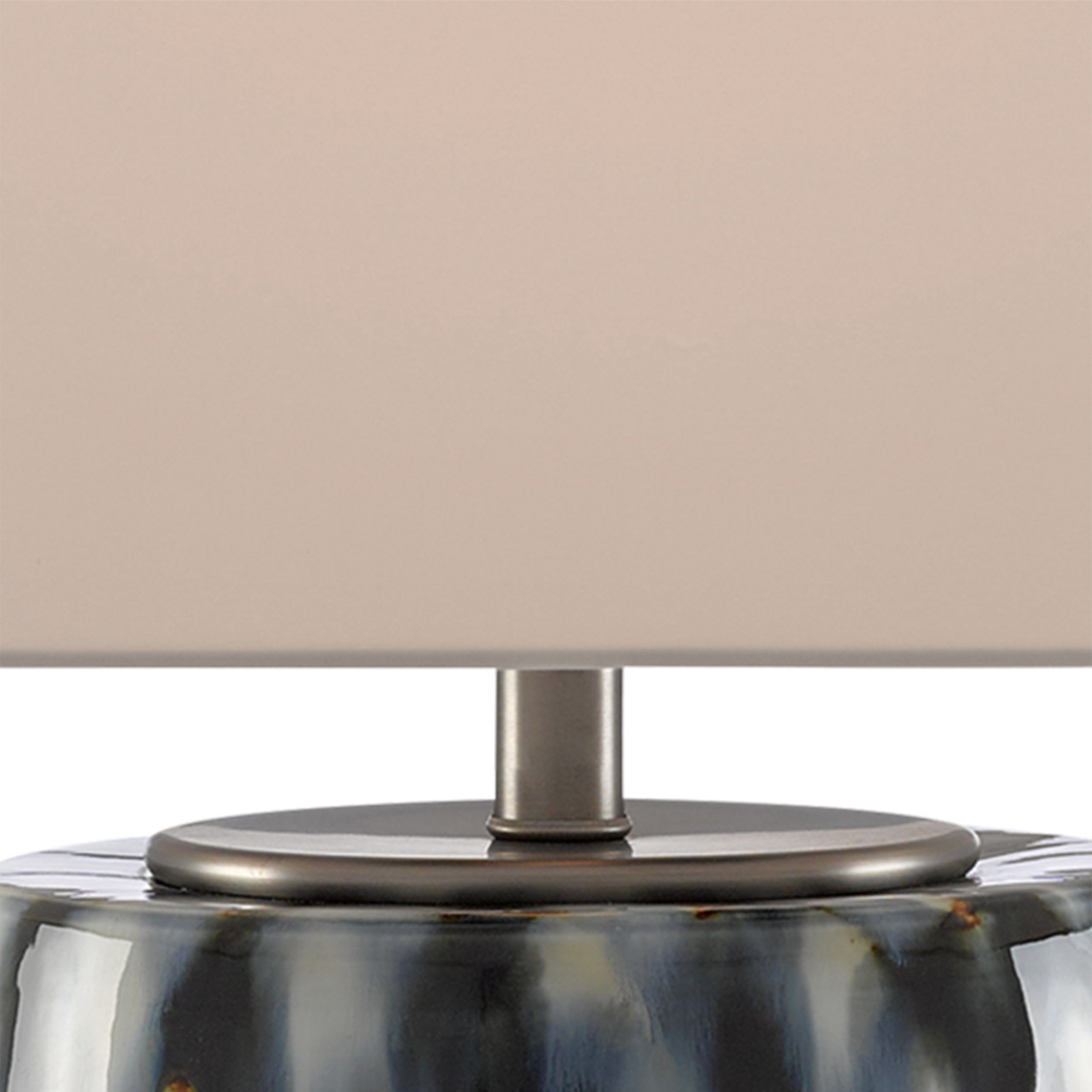 Настольная лампа фарфоровая с узором Light Illustration