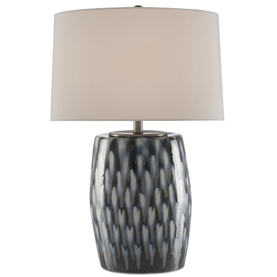 Настольная лампа фарфоровая с узором Light Illustration