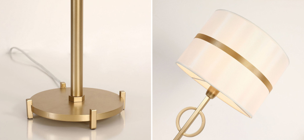 Настольная лампа цвета матовое золото GUENAEL