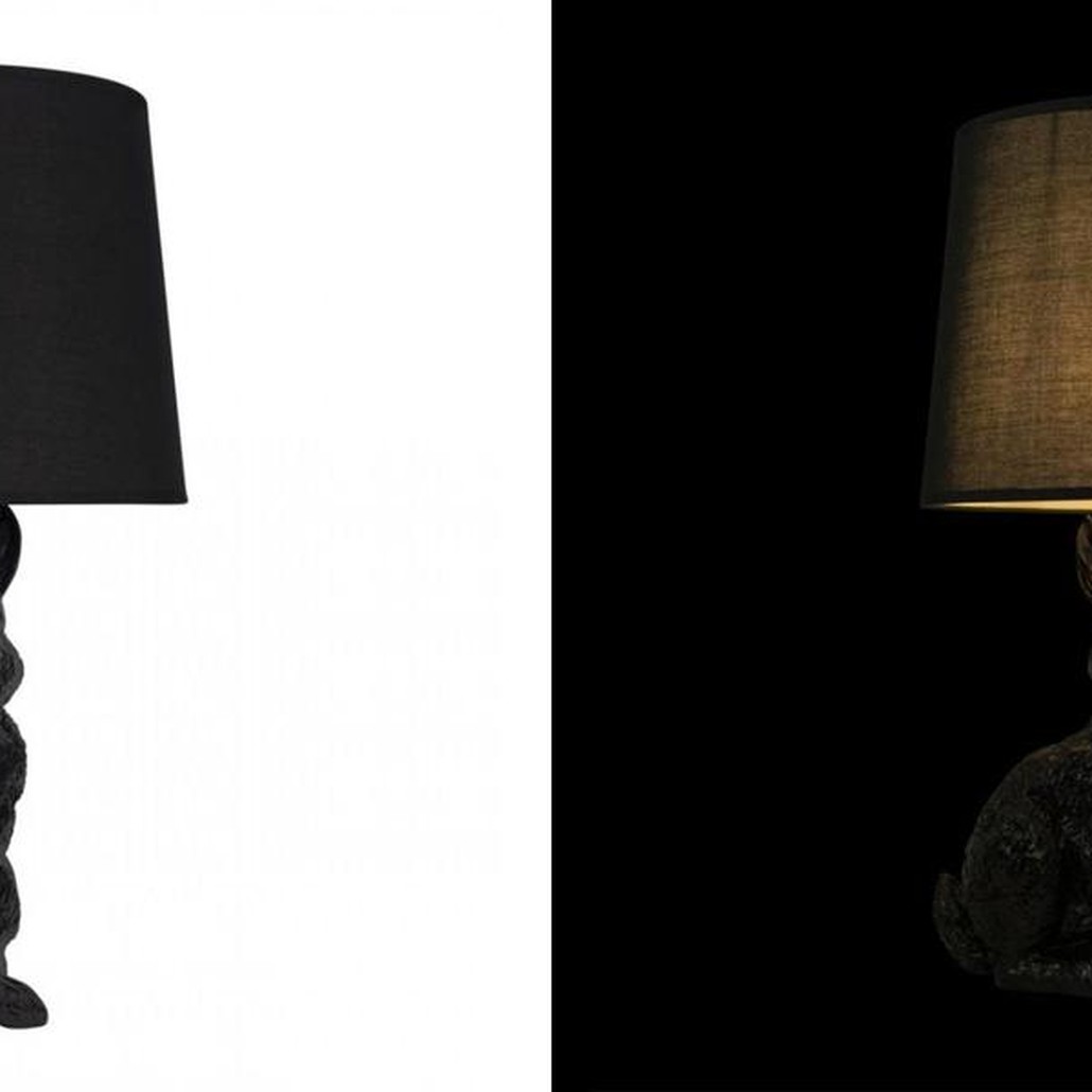 Настольная лампа Черный заяц Moooi Black Rabbit