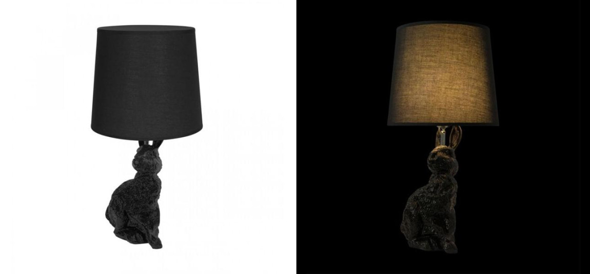 Настольная лампа Черный заяц Moooi Black Rabbit