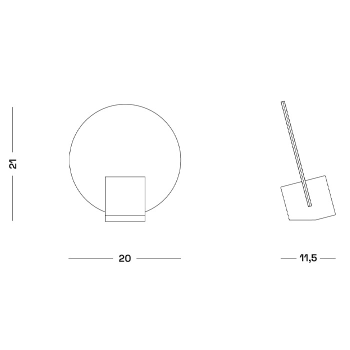 Настольное дизайнерское зеркало Poltronova Vanitas Rosso Franci Mirror and Photo Holder