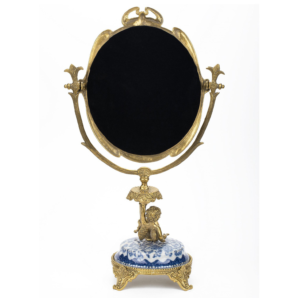 Настольное зеркало в бронзовой рамке Eden Garden