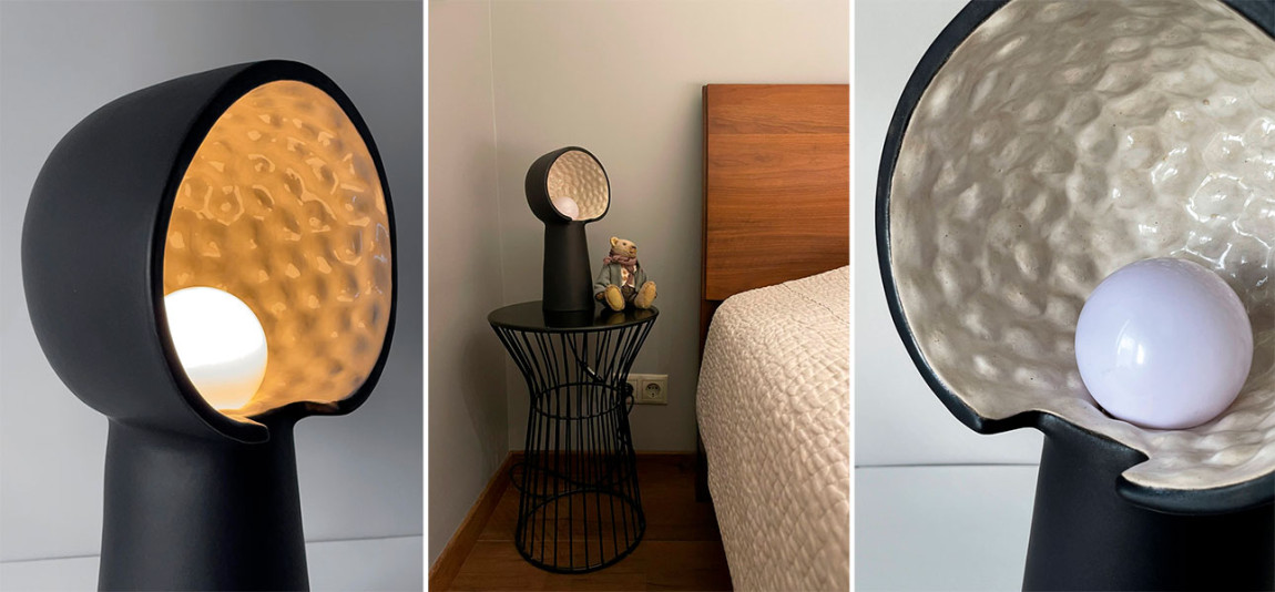 Настольные лампы  KENI big (чёрный)