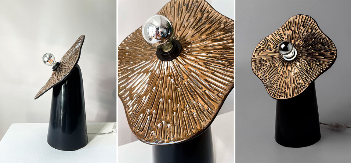 Настольные лампы FLAMMULINA бронзовый