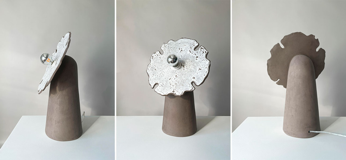 Настольные лампы FLOW medium (антрацит)