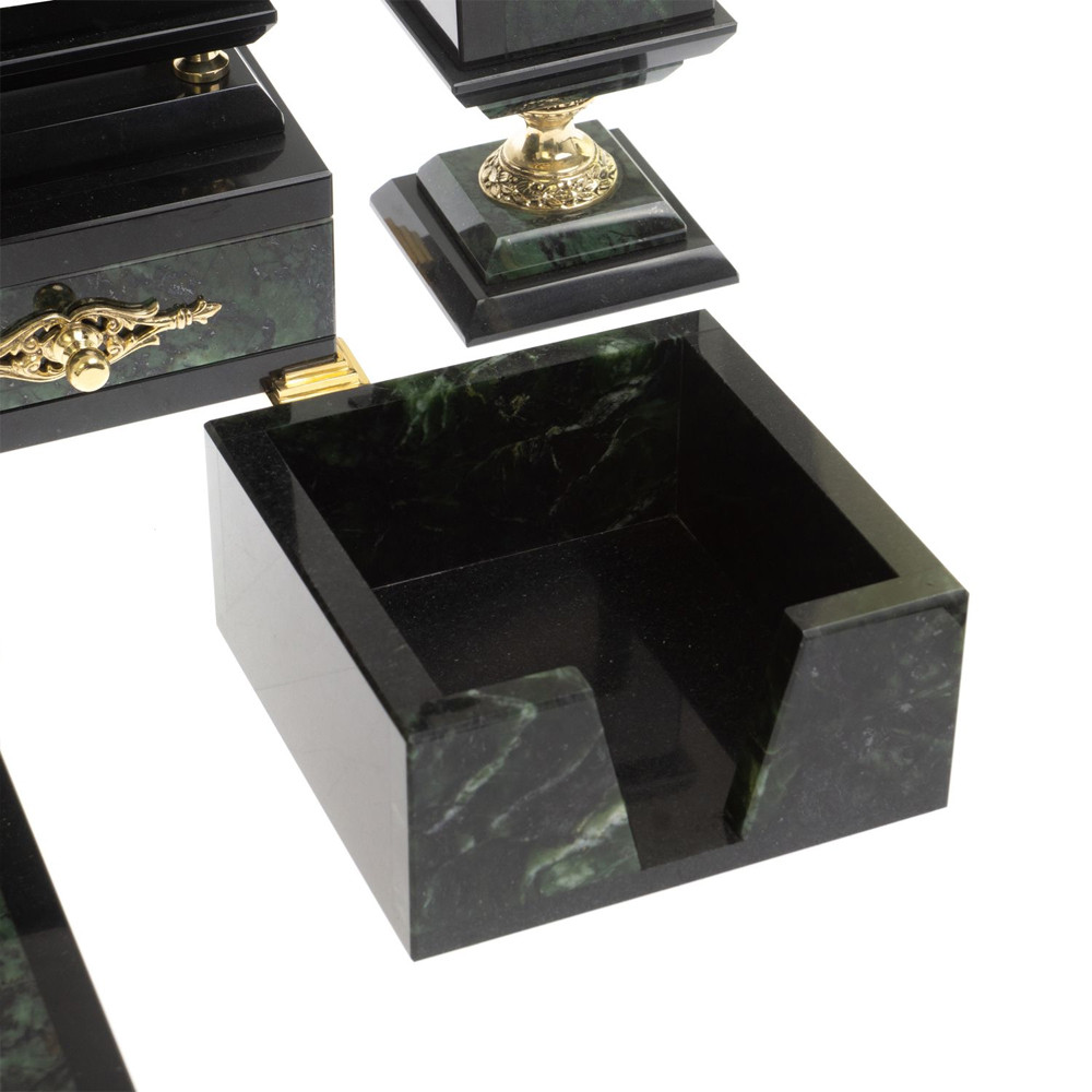 Настольный письменный набор из нефрита в подарочной коробке Victorious