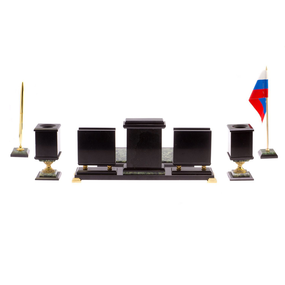 Настольный письменный набор из нефрита на ножках Executive Recruitment