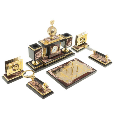 Настольный письменный набор из яшмы Manager Organizer