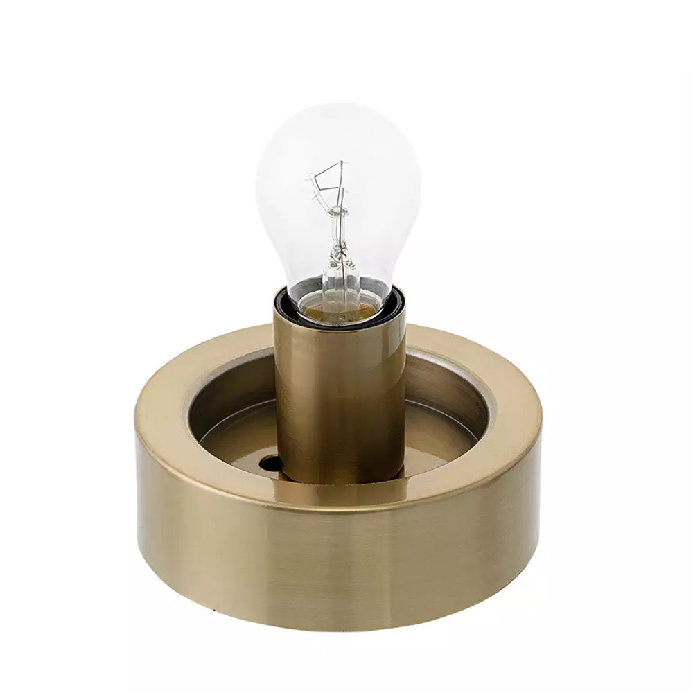 Настольный светильник с плафоном из затемненного стекла с рельефным узором Glass lampshade with Relief Pattern