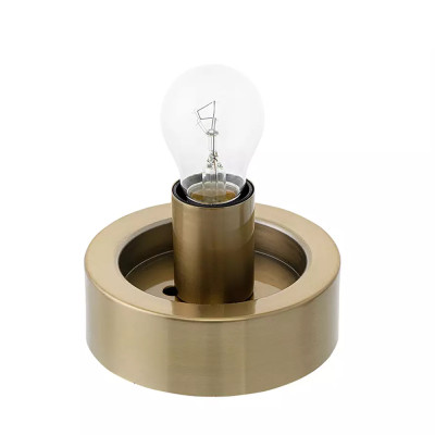 Настольный светильник с плафоном из затемненного стекла с рельефным узором Glass lampshade with Relief Pattern