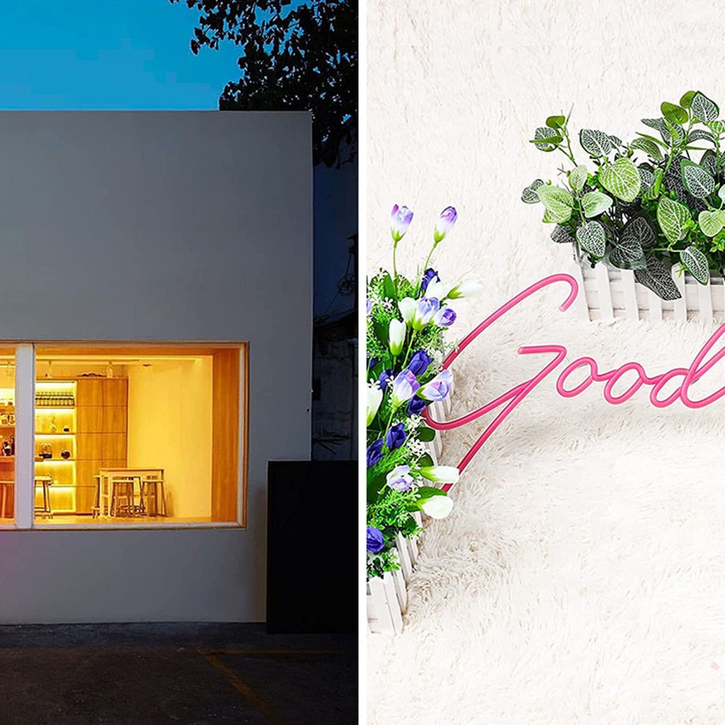 Неоновая настенная лампа Good Vibes Neon Wall Lamp
