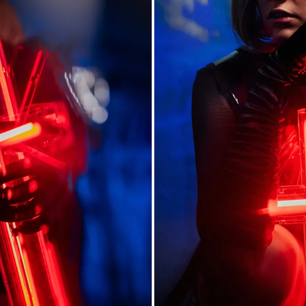 Неоновая настенная лампа Red Cross Neon Wall Lamp