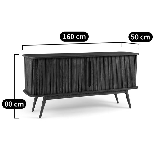 Низкий буфет с 2-мя раздвижными дверцами Toinette Light Cupboard