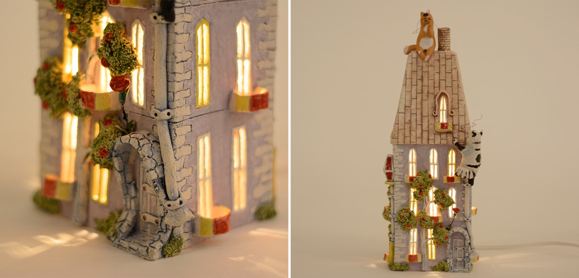 Ночник Домик Two Cats