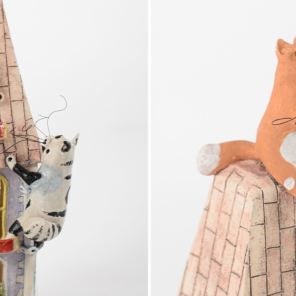Ночник Домик Two Cats